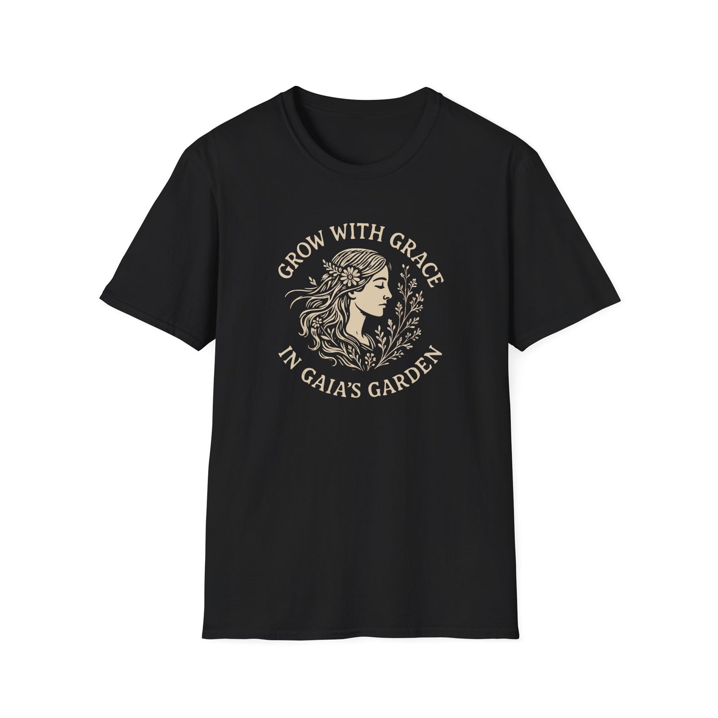 Grow With Grace Floral T-Shirt — Inspirational Botanical Tee