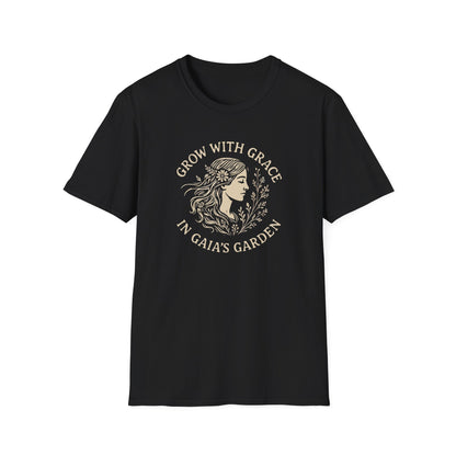 Grow With Grace Floral T-Shirt — Inspirational Botanical Tee
