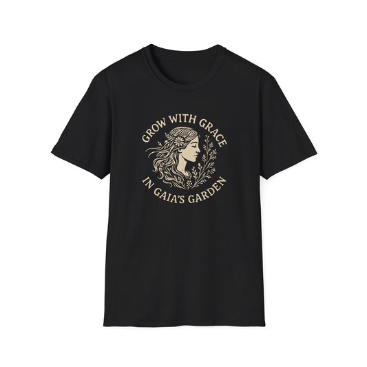 Grow With Grace Floral T-Shirt — Inspirational Botanical Tee
